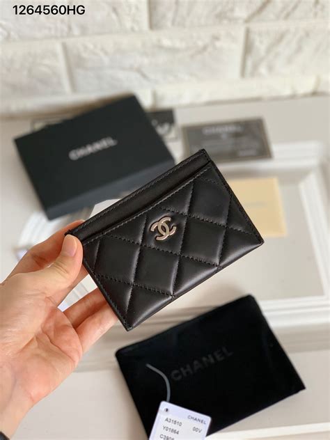 chanel small card holder